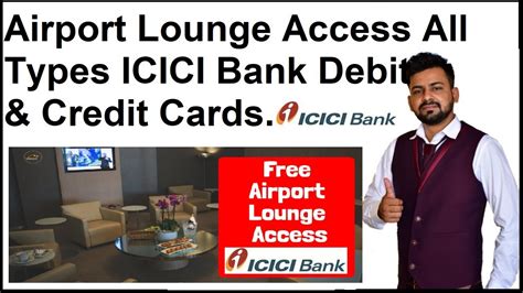 icici smart shopper platinum debit card airport lounge access|ICICI debit card charges.